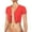 Watermelon red, variant on Women's Cropped Bolero Cardigan Short Sleeve V-Neck Basic Classic Casual Button Down Knit Soft Sweater Top Women's Short Sleeve Cropped Button Down Cardigan Sweater Solid Color Snap Top White L
