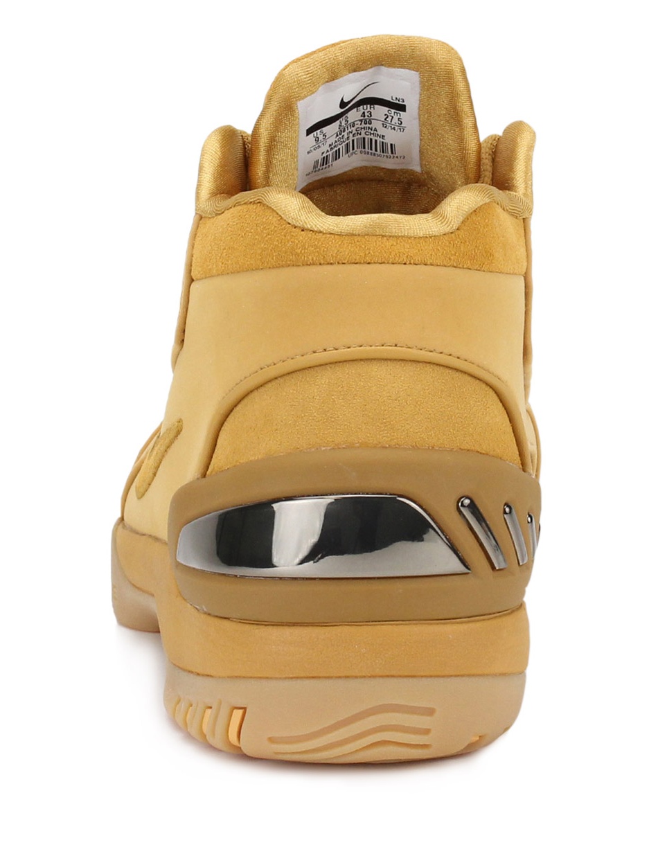 Nike Mens Zoom Generation ASG QS Retro Lebron James Wheat Gold AQ0110-700 - image 4 of 5