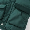 thumbnail image 5 of GYRATEDREAM Kids Winter Jacket Boys Girls Warm Winter Snowsuit Jacket Outerwear Clothes Zipper Thick Fleece Removable Hooded Snow Coat for 1-2Y Green, 5 of 9