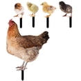 thumbnail image 2 of SHISUYAN 1 Set Lawn Chicken Stake Simulation Chicken Yards Art Sign Hen Sign Small Chick Stake, 2 of 8