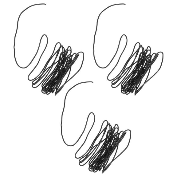 unbranded 3 Rolls Craft Iron Wire String for DIY Projects Modeling DIY Iron Wire Rope for Expression Making Multi-Function Craft Accessories