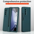 thumbnail image 2 of Feishell for Samsung Galaxy Z Fold5 Case with S Pen & Pen Holder,Shockproof Hinge Protection Built-in Screen Protector Full Body Protective Anti-slip Matte Slim Phone Cover ,Cyan, 2 of 7