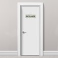 thumbnail image 5 of Unique Bargains 9'x3' ENTRANCE Sign Acrylic Self Adhesive Door Sticker Wall Sign Silver, 5 of 5