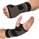 thumbnail image 1 of Funda Protectora Para La Muñeca, Equipo De Fitness, Brazales De Fibra, Accesorios Para Ciclismo, Suministros Deportivos, Muñequera De Gran Elasticidad 1 Par qarigey OD015372-03, 1 of 6