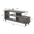 thumbnail image 5 of Convenience Concepts Designs2Go Seal II 60" TV Stand in White Wood Finish, 5 of 5