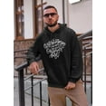 thumbnail image 2 of Oktoberfest Willkommen Lettering Hoodie Men -Image by Shutterstock, Male 5X-Large, 2 of 4