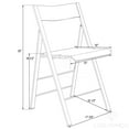 thumbnail image 3 of Menno Transparent Folding Chair – Lightweight Foldable Plastic Chair for Indoor & Outdoor Use, No Assembly Required, Ideal for Parties, Events, and Outdoor Gatherings in Clear, 3 of 10