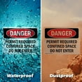 thumbnail image 5 of (2 Pack) Permit Required Confined Space Do Not Enter OSHA Danger Sign, 5 of 7