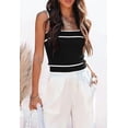 thumbnail image 7 of FreshPretty Women's Trendy Summer Square Neck Crop Tank Tops Casual Color Block Knit Sleeveless Slim Fit Y2k Cami Shirts, 7 of 7