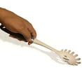 thumbnail image 3 of 1 Pasta Server Spoon Spaghetti Noodle Nylon Utensil Slotted Wheat Straw 13.4"L, 3 of 4