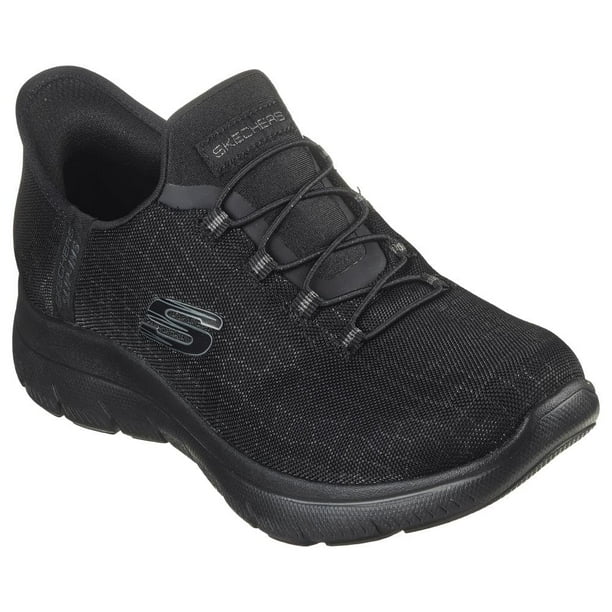 Zapatillas Slip-On Skechers Summits para Mujer, Negras, 5.5