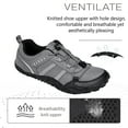 thumbnail image 2 of Mens Quick Dry Water Shoes Hiking Barefoot Lightweight Zero Drop Breathable Shoes Outdoor Sports Gray 8.5 US, 2 of 7