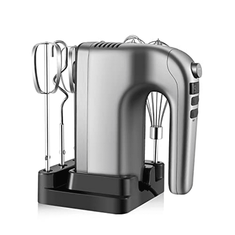 Hand Mixer, Portable Electric Cordless Handheld Mixer, 3-speed Usb  Rechargeable with Stainless Steel Twin Mixer Whips and Egg Separator for  Whipping