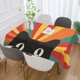 thumbnail image 2 of Yayeee Tablecloths for Rectangular Tables 60 x 108 inch Party Table Cover, Black Cat, 2 of 6