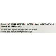 Castrol GTX Ultraclean 5W-20 Synthetic Blend Motor Oil, 5 Quarts, Case of 3