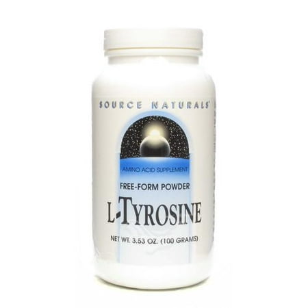 SOURCE NATURALS - L-Tyrosine 6 Powder - 3.53 oz (100