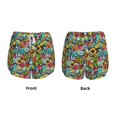 thumbnail image 5 of Lsque Color Summer Printed Women's Running Shorts with Liner Pockets,Elastic Quick Dry Workout Athletic Gym Yoga Shorts,Womens High Waist Shorts-Medium, 5 of 9