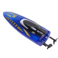 thumbnail image 1 of Remote Control Boat,Double Sided Stunt Racing RC Boat with Light for Pools & Lakes, 1 of 7
