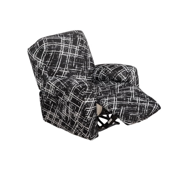 Eco-Ancheng Recliner Slipcover 4 Piece Recliner Chair Cover with Pockets 1 Seat Lazyboy Recliner Cover Reclining Couch Cover Furniture Protector for Living Room,08