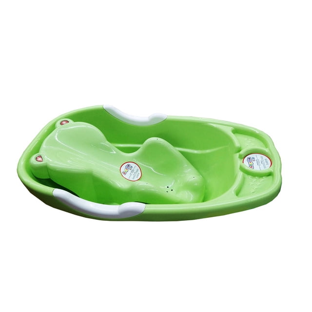 Bañera Angelin Baby Con Respaldo Verde