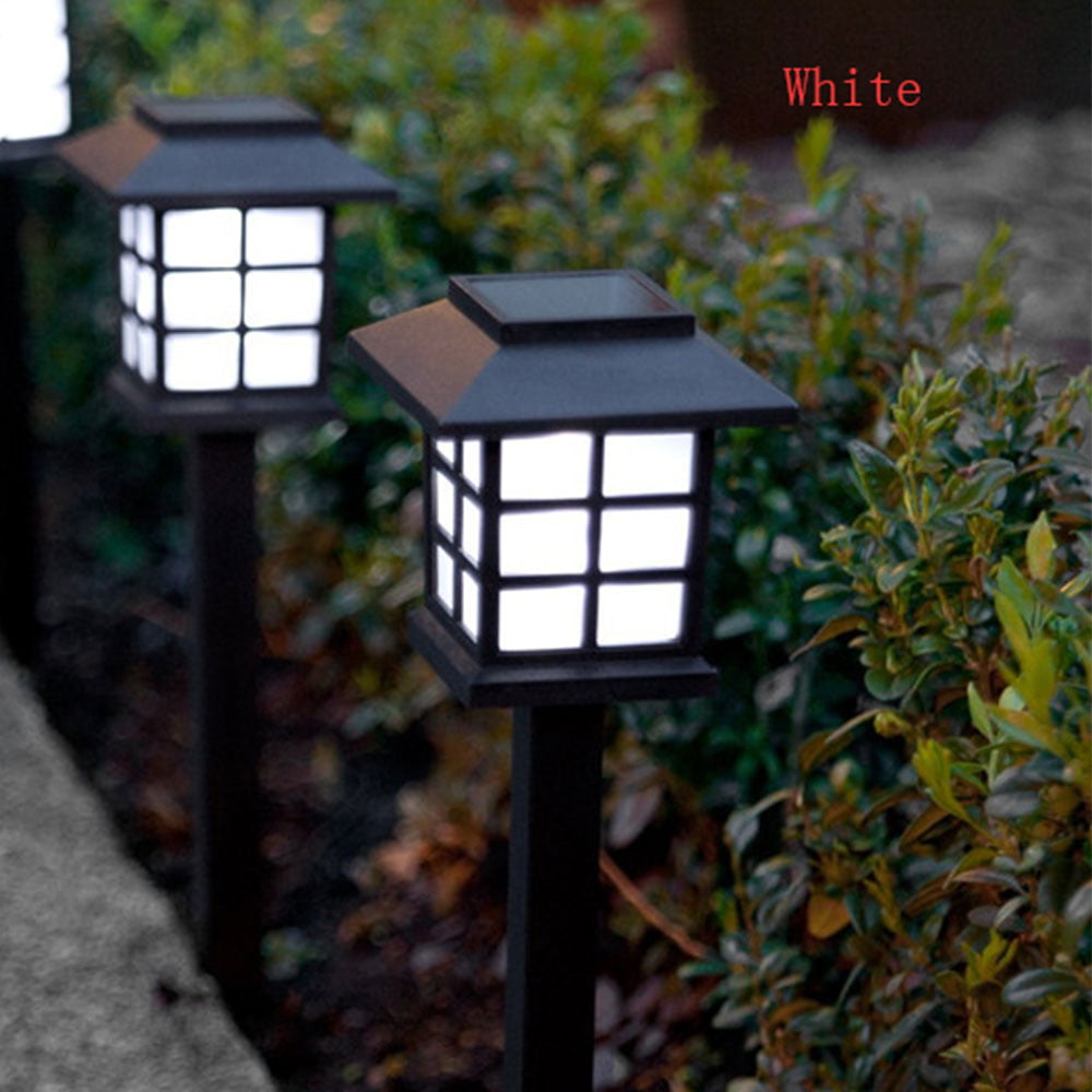 2Pcs Solar LED Light Outdoor Garden Wall Pathway Light Lamp Lantern Wall Mounted 