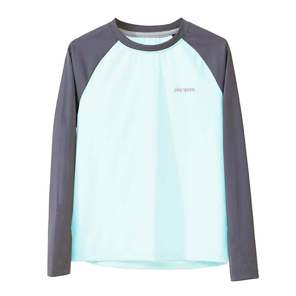 KAOOCXU Toddler Child T-Shirts Long Sleeve Athletic T-Shirts Boys Girls Shirt For Kids 2T To Youth Cozy Dailywear