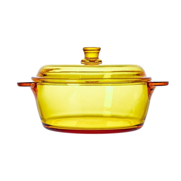 relayinert Glass Soup Bowl with Lid Mixing Salad Glass Bowl Bowl for Sauces Ramen 1.0L