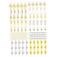 thumbnail image 4 of unbranded 120Ud Accesorios De Metal Para Trenzar Con Anillos Y Puños Decorativos Surtidos, 4 of 8