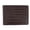 Brown, variant on CTM Leather American Flag Embossed Bifold Wallet (Men)