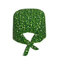 thumbnail image 2 of Kdxio Happy St. Patrick's day Pattern Turban Hat for Women Men Comfortable Adjustable Cleaning Working Cap with Sweatband, 2 of 8
