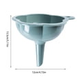 thumbnail image 5 of Stainless Steel Piston Funnel, 1.2 Liter Multi-Caliber Kitchen Funnel Pastry Piston with Stand, Batter Dispenser for Cakes, Pancakes and Desserts, 5 of 5