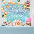 thumbnail image 4 of Injueey 1 Uds. Conjunto de tarjeta de papel plateada de 11 pulgadas, cartel de fiesta para fiesta de cumpleaños, decoraciones, cartel Kits de decoración para fiestas Plata 11 pulgadas, 4 of 6