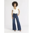thumbnail image 2 of Sofia by Sofia Vergara Women's and Women's Plus Margot Wide Leg High Rise Jeans, 30.5" and 32.5" Inseams, Sizes 0-28, 2 of 5