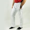 thumbnail image 3 of Men's White Vietnamese Cotton Silky Thobe Pant Serwal Elastic Waist Size 42 Slim Fit, 3 of 3