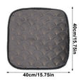 thumbnail image 3 of Sltwyw Quilted Velvet Round Seat Cushion - Slow-Recovery Foam Pillow for Office Chairs/Floor Sitting, Ergonomic Tailbone Pain Relief Pad, 3 of 6