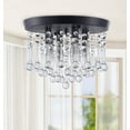 thumbnail image 3 of Aiwen Stylish Luxe Crystal Chandelier Ceiling Lamp Modern Decoration Light Fixture Black, 3 of 9