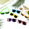 thumbnail image 3 of Gafas de Sol KIMOBER Pixeladas en Mosaico Paquete de 12 con 6 Colores, 3 of 7