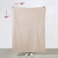 thumbnail image 4 of Sunbeam Royal Posh Ribbed Champagne Heated Personal Throw Blanket Adjustable, 4 of 9