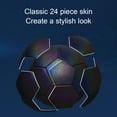 thumbnail image 2 of Glowing Luminous Reflective Football Luminous Soccer Ball Training Ball for Normal Games Performances, 2 of 8