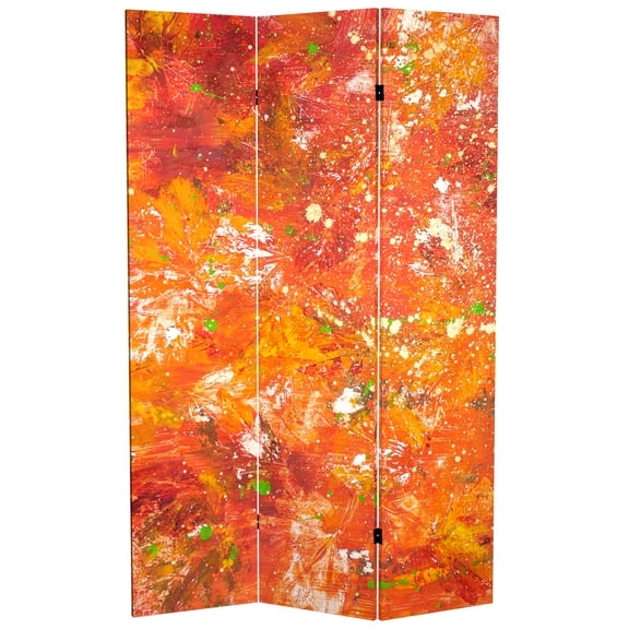 6 ft. Tall Double Sided Transcendence Canvas Room Divider