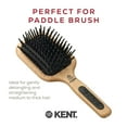 thumbnail image 3 of Kent PF19 Beechwood Cushion Paddle Brush - Scalp Massager and Detangler Brush - The Hair Brush for Thick Hair - Scalp Massager Hair Growth Stimulator - Hair Detangler Brush and Curly Hair Brush, 3 of 6