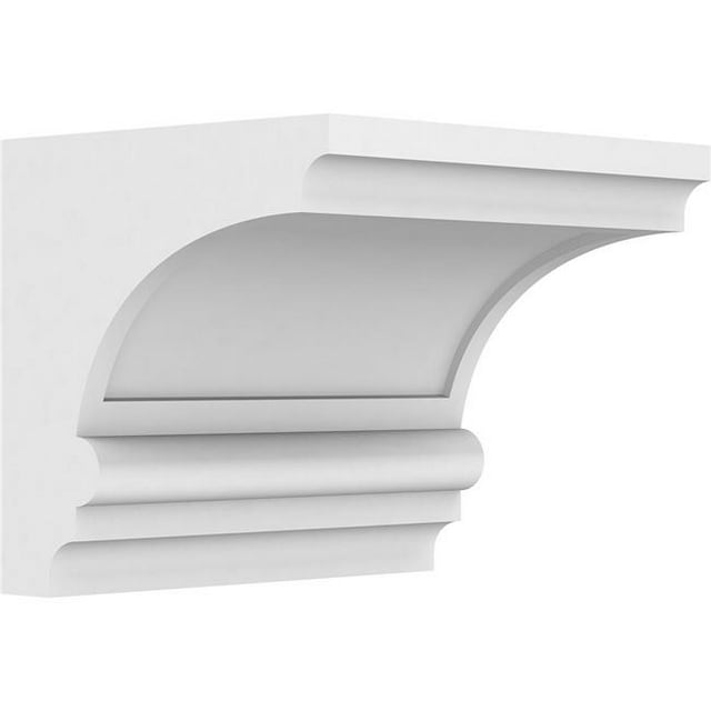 Ekena Millwork CORP07X06X06DIA Standard Diane Architectural Grade PVC Corbel - 6 x 7 x 6 Po.
