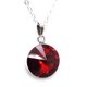 thumbnail image 1 of Collar Zvezda Rivoli color Scarlet plata .925 Zvezda ZCO-RIV14-SCA, 1 of 5