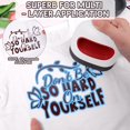 thumbnail image 3 of HAHDAXIA Brown Heat Transfer Vinyl HTV Roll 12"x12ft for Tshirt Compatible with All Cutting Machines, 3 of 7