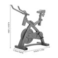 thumbnail image 2 of HAOANSpinning Bike Model Main Driver Square Cushion Fitness Equipment Gadgets Office Grey, 2 of 8