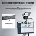thumbnail image 3 of Neewer X11 11" Teleprompter, Screen Mirroring, Portable for Camera/Phone/Webcam, 3 of 9