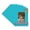Aquamarine Blue, variant on Navy Blue Picture Frame Mat for 8.5x11 Frames - Fits 5x7 Photos - 1 Mat