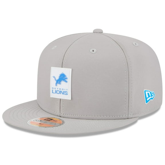 Men's New Era Gray Detroit Lions 2025 Sideline  59FIFTY Fitted Hat