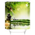 thumbnail image 3 of NEWEEN Shower Curtain 72 x 72 Polyester Waterproof Heavy Duty Shower Curtain Liner with Magnetic Weights Machine Washable, 3 of 10