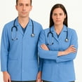 thumbnail image 2 of DR Uniforms™ Unisex Consultation Jacket Ceil Blue, 2 of 4